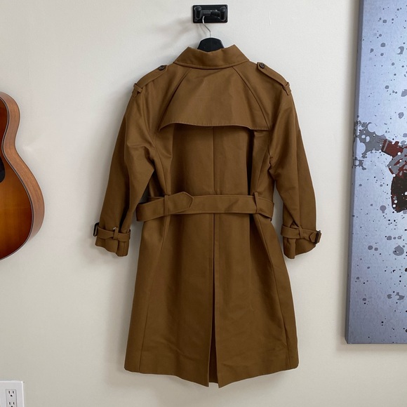 HM STUDIO Collection by Pernille Brown Khaki Belted Heavy Trench Coat - Picture 3 of 12